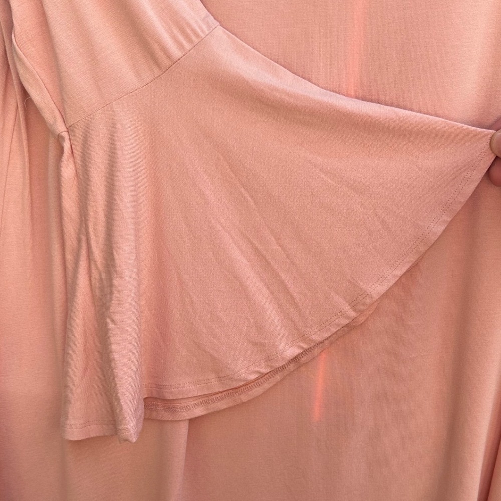 Isabella Oliver Pianna Maternity Top Quartz Pink Bell Sleeve Tunic Size 4 NEW - Picture 2 of 6